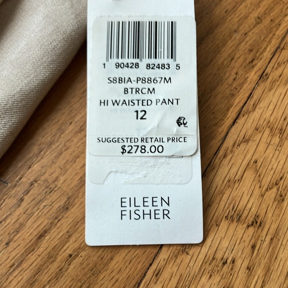 NEW! Eileen Fisher Tapered Crop Pants size 12 - Picture 3 of 10